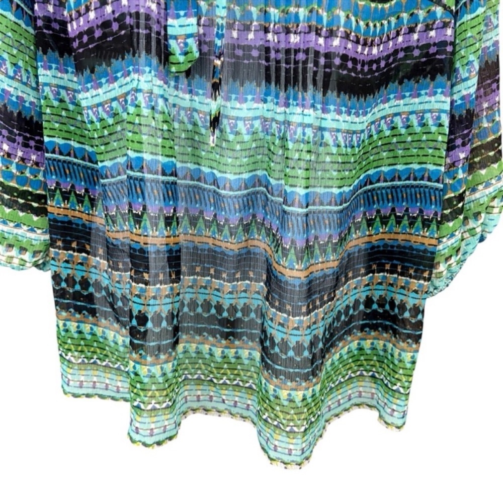 Lane Bryant Multicolor Striped Blouse - Picture 3 of 7